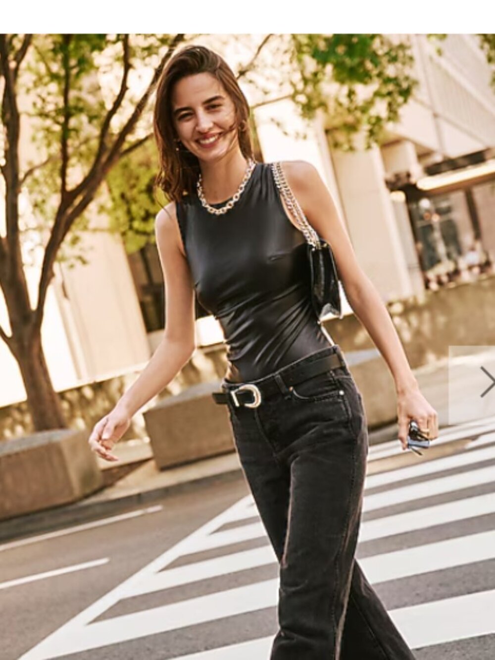 Express Body Contour Faux Leather High Neck Bodysuit Size M NWT